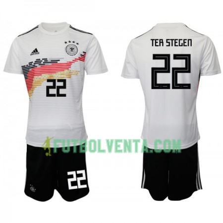Camiseta de fútbol Alemania TER STEGEN 22 Niños 1ª equipación 2019
